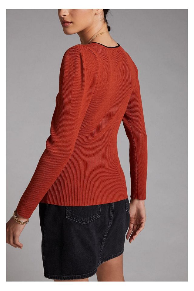 Maeve Square Neck Sweater #1