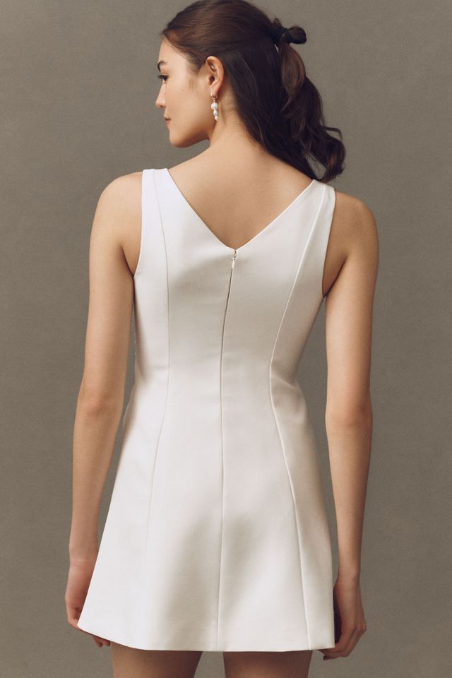 Cynthia Rowley Paloma Sleeveless V-Neck Beaded A-Line Mini Dress #1