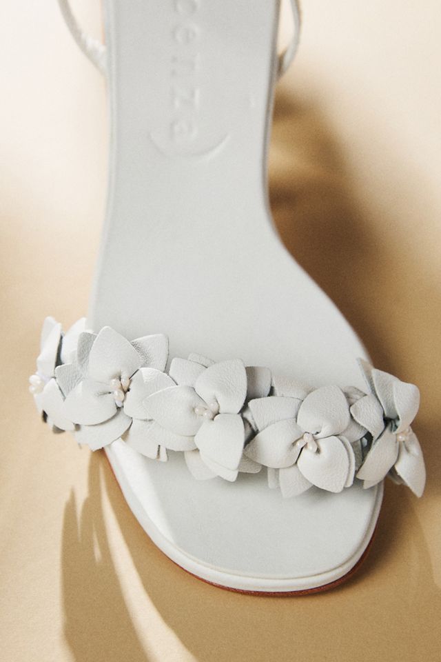 Vicenza Floral Lucite Block Heels #2