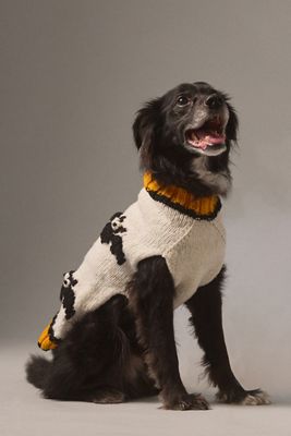 By Anthropologie Wool Halloween Pet Sweater