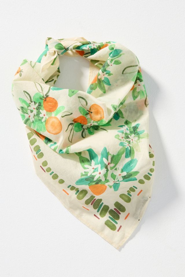 Vismaya Summer Edit Cotton Square Scarf #1