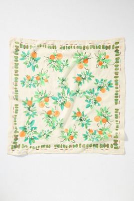 Vismaya Summer Edit Cotton Square Scarf