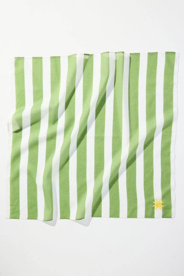 Celandine Striped Square Scarf #2