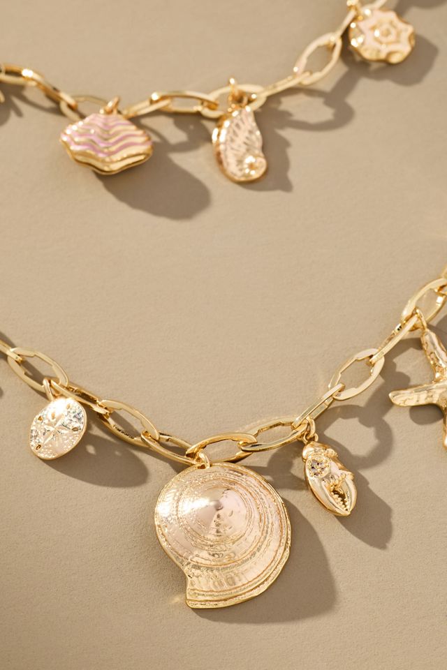 Summer Icon Layered Charm Necklace #1
