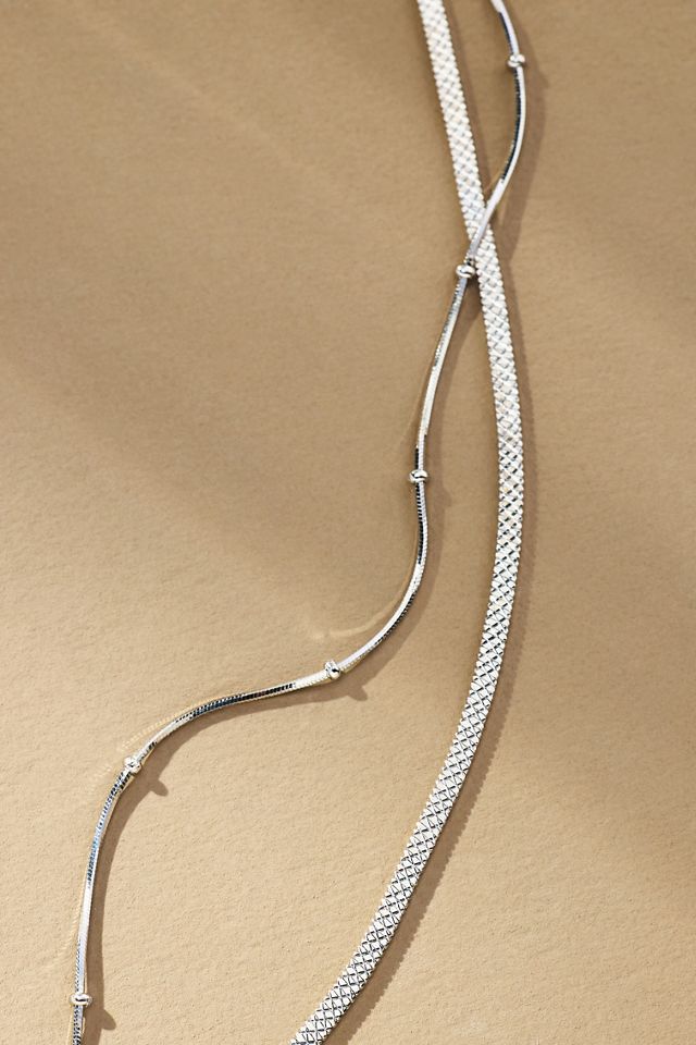 Double-Layered Chain Necklace #1