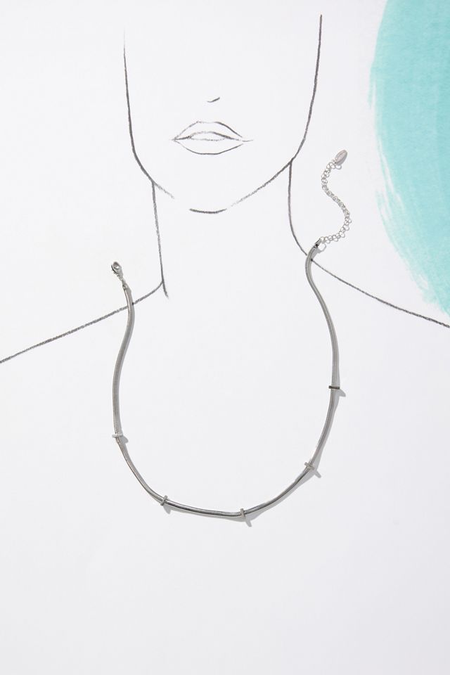 Herringbone Spacer Necklace #3