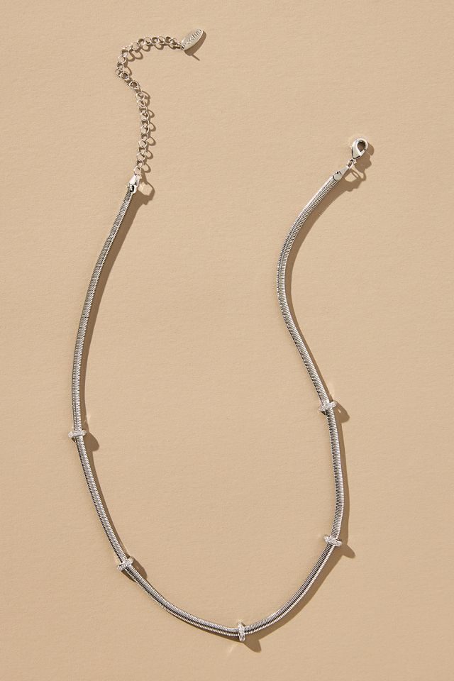 Herringbone Spacer Necklace #1
