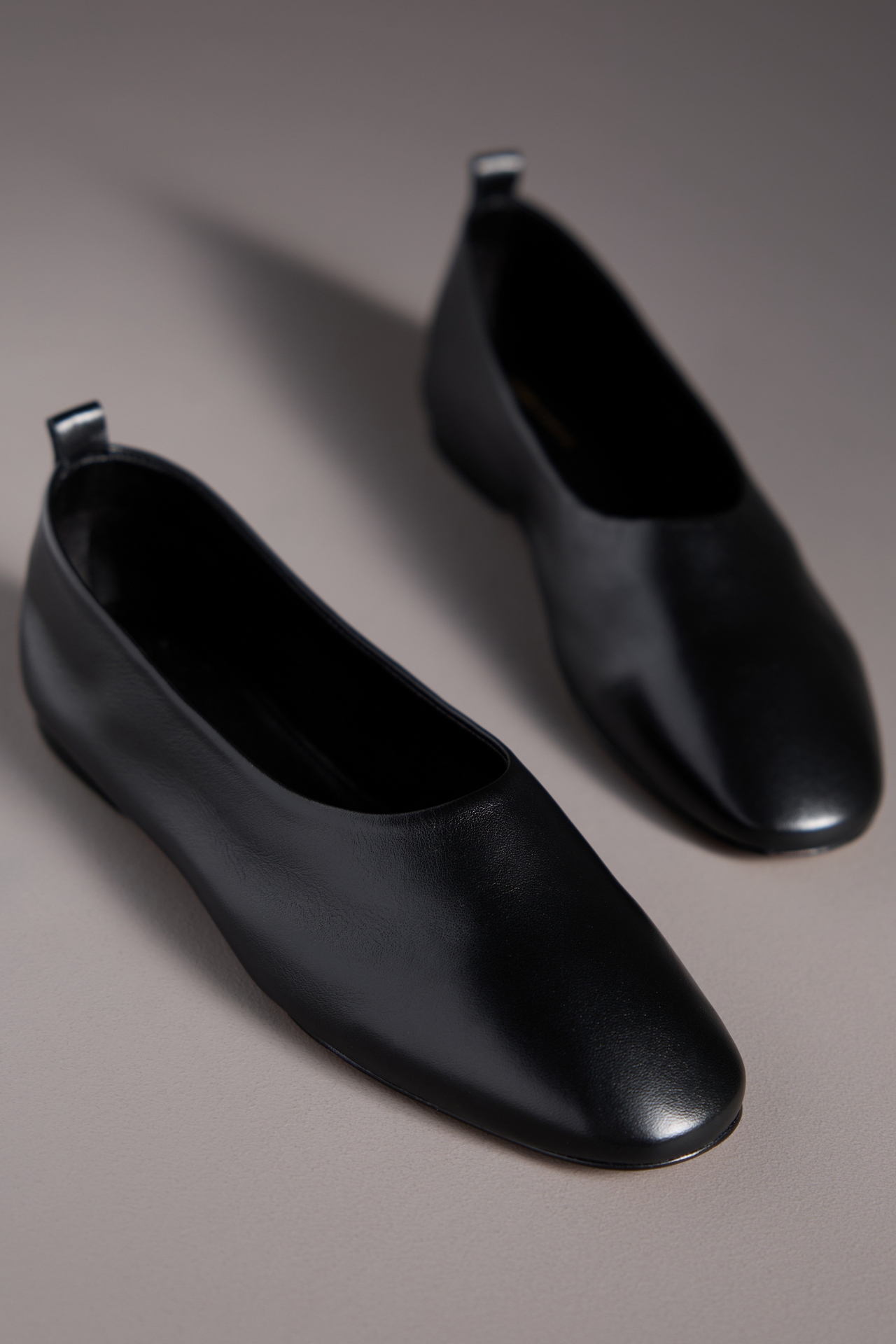 By Anthropologie Leather Glove Ballet Flats