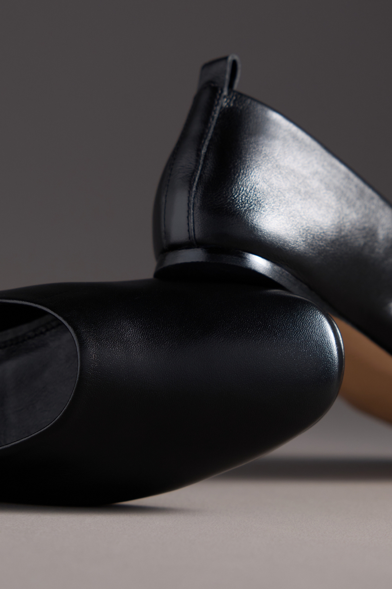 By Anthropologie Leather Glove Ballet Flats