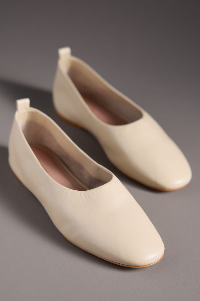 By Anthropologie Leather Glove Ballet Flats #1