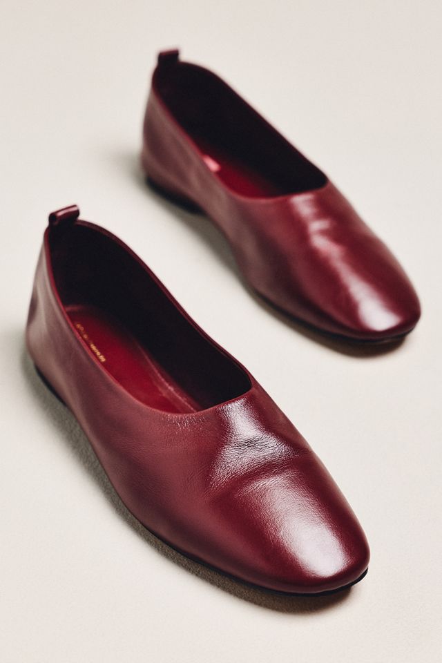 By Anthropologie Leather Glove Ballet Flats #1