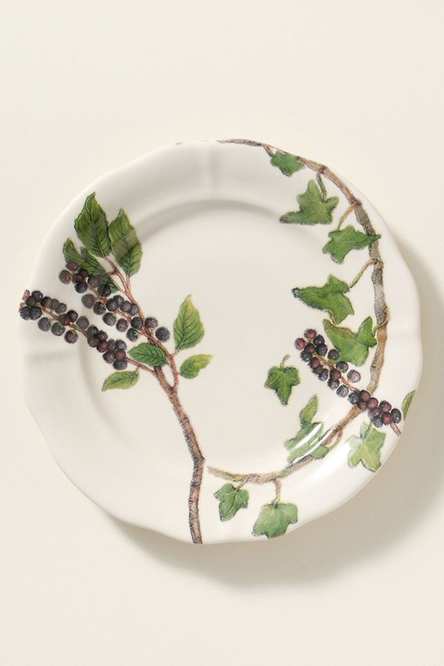 Anna Farba Harvest Stoneware Portuguese Dessert Plates, Set of 4 #2