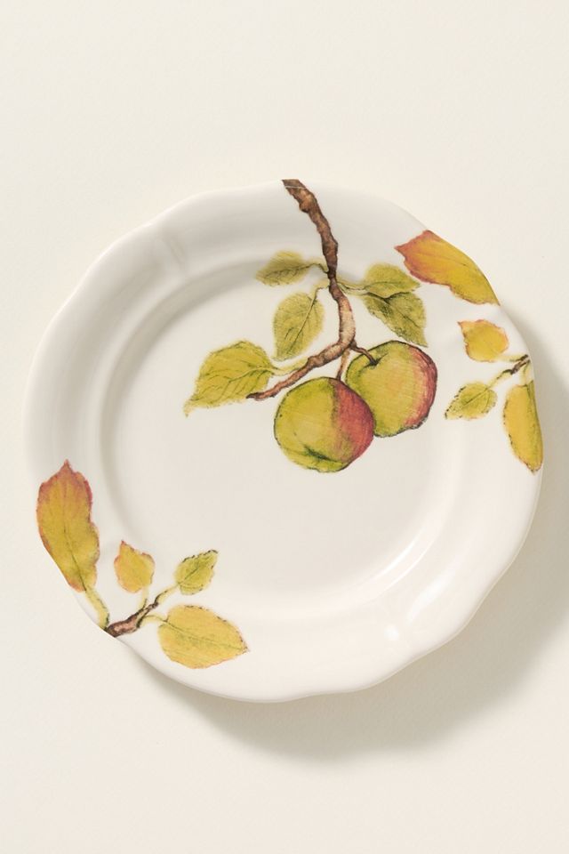 Anna Farba Harvest Stoneware Portuguese Dessert Plates, Set of 4 #3