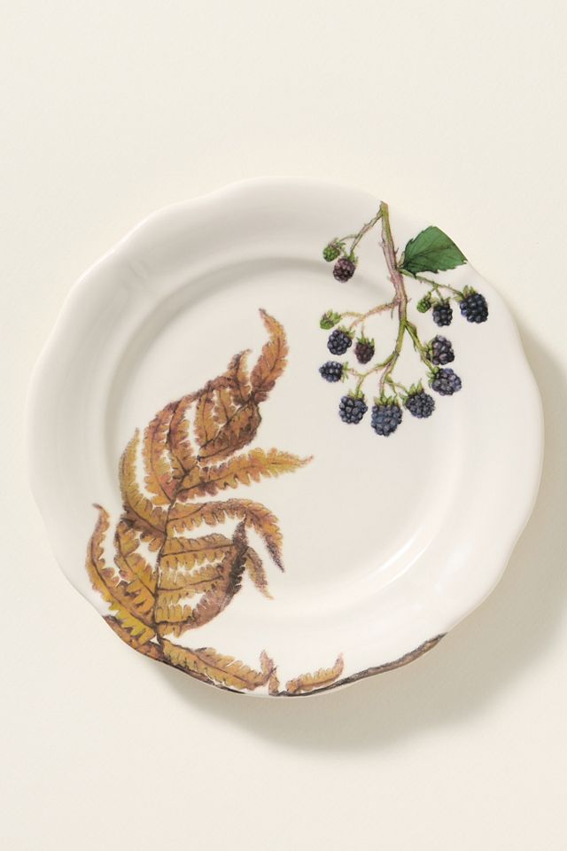 Anna Farba Harvest Stoneware Portuguese Dessert Plates, Set of 4 #4