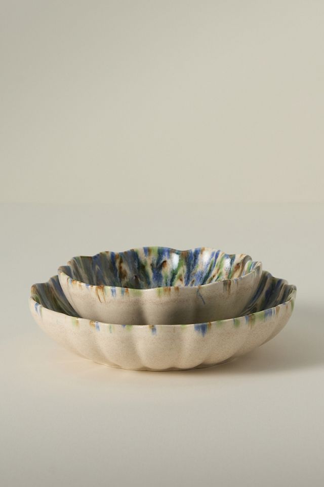 Amelie Latte Pasta Bowls, Set of 4