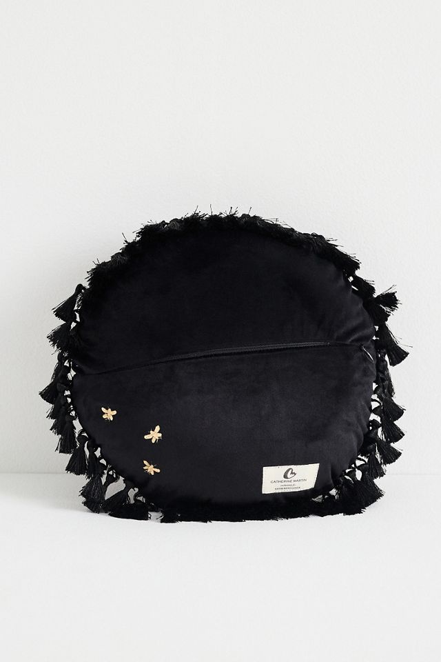 Catherine Martin Midnight Creatures Tassel Pillow #1