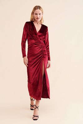 Let Me Be Seamed Sleeveless Basque-Waist Floral Dress