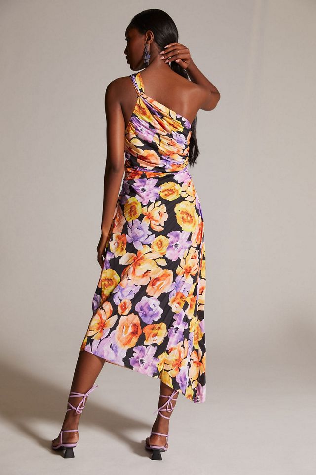 Geisha Designs Asymmetrical Hem Midi Dress #1