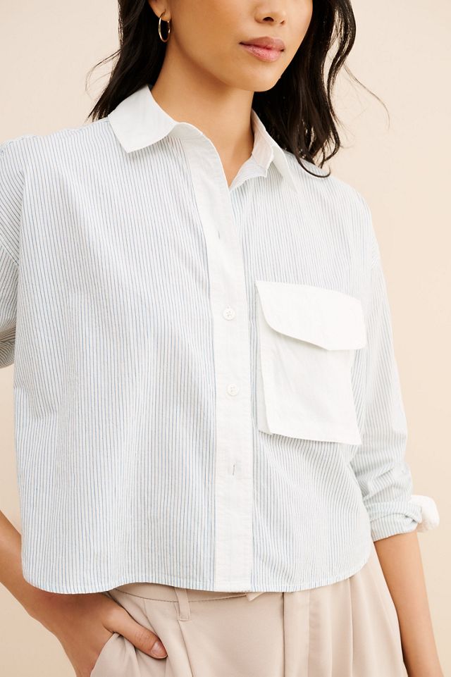 Madewell Utility Cropped Shirt #2