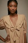 Pilcro Short-Sleeve Bow-Front Tunic Mini Dress