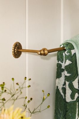 Ida Heritage Brass Towel Bar