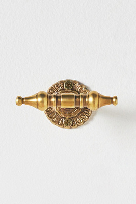 Anthropologie Ida Heritage Brass Bath Hook In Gold