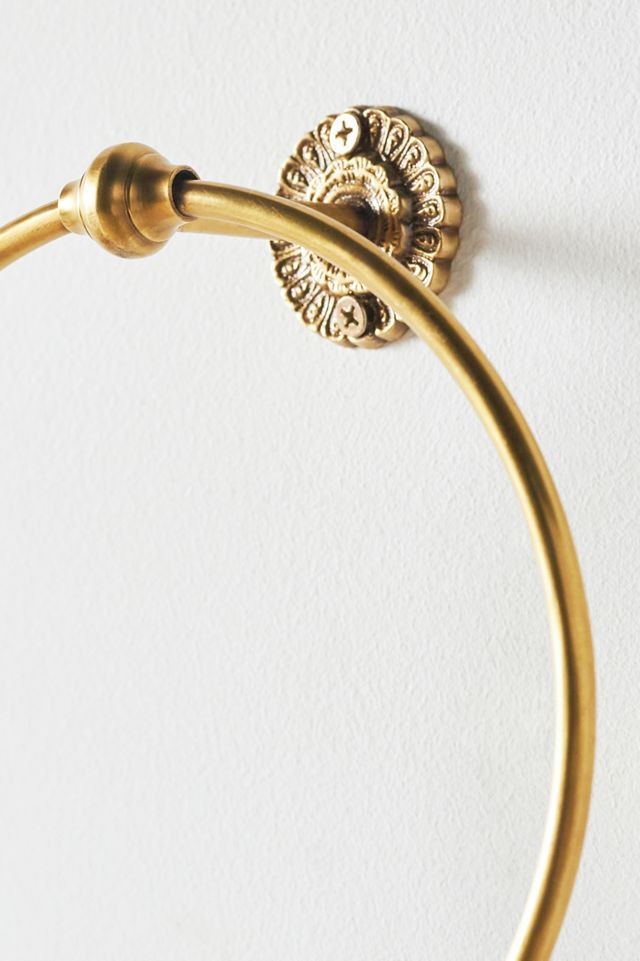 Ida Heritage Brass Towel Ring #2