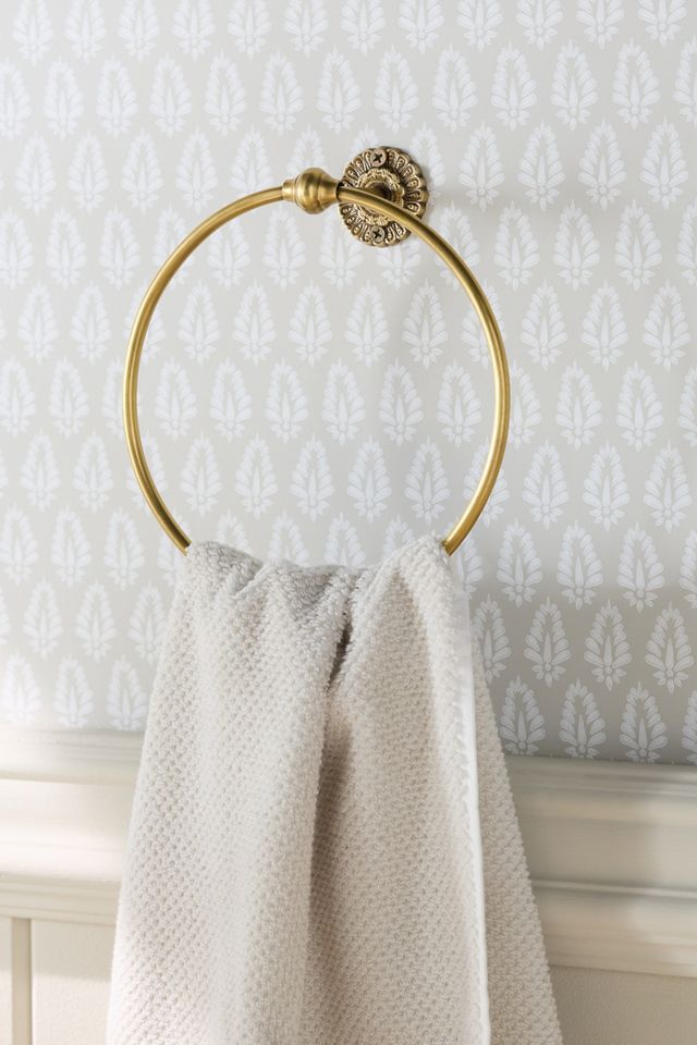 Ida Heritage Brass Towel Ring #3