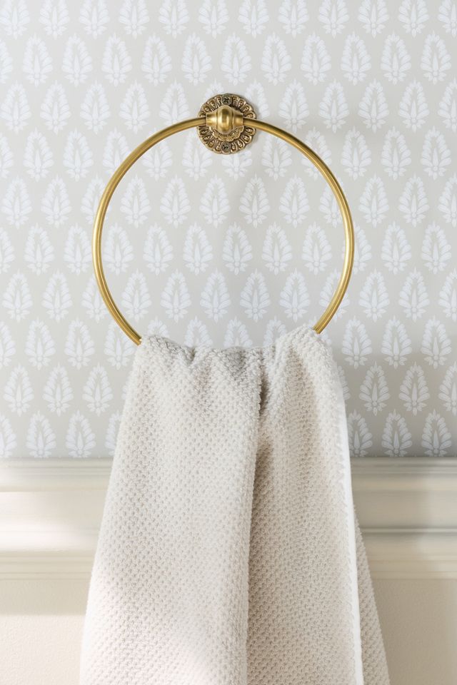Ida Heritage Brass Towel Ring #4