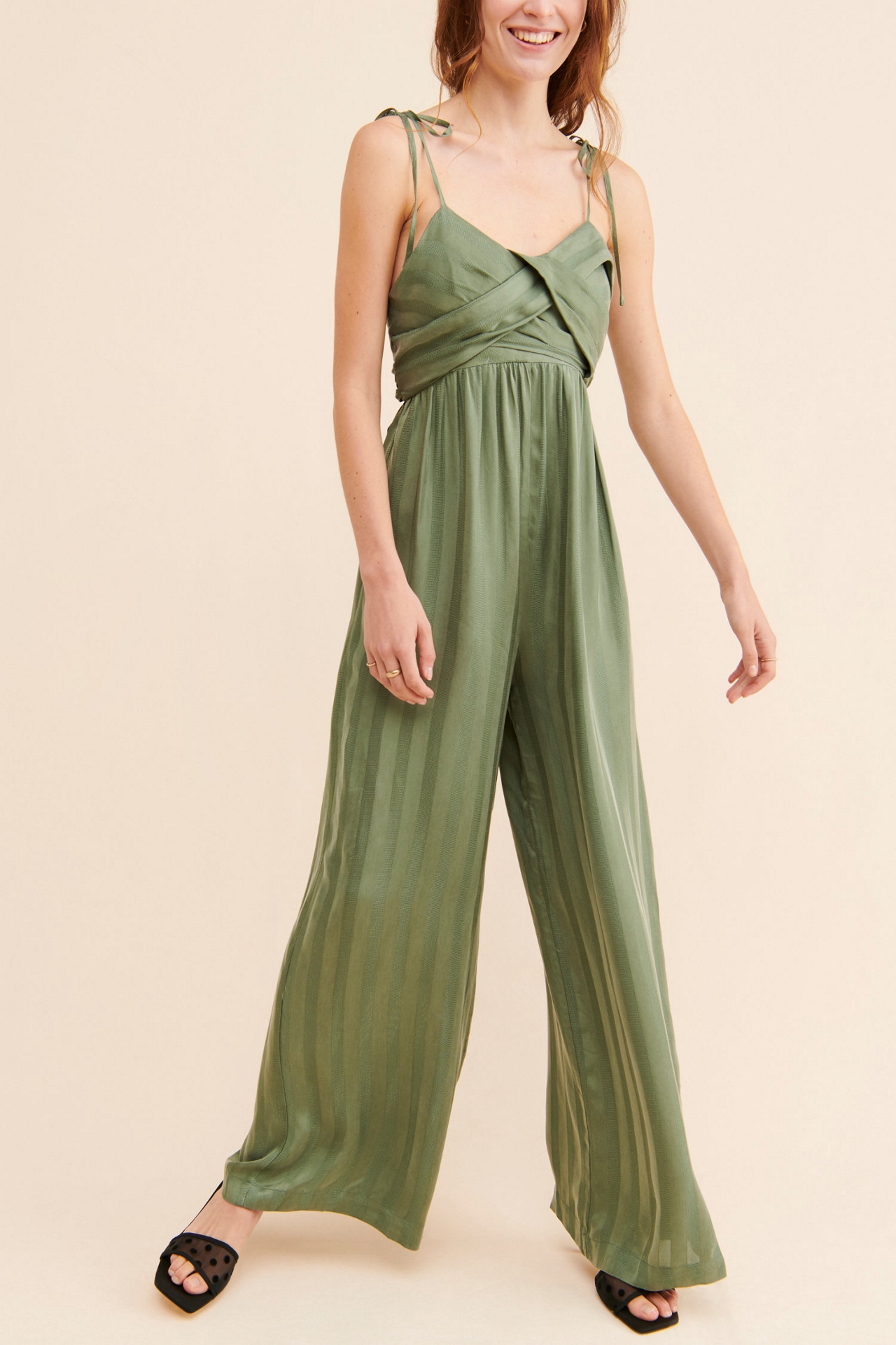 Current Air Cami Textured Jumpsuit