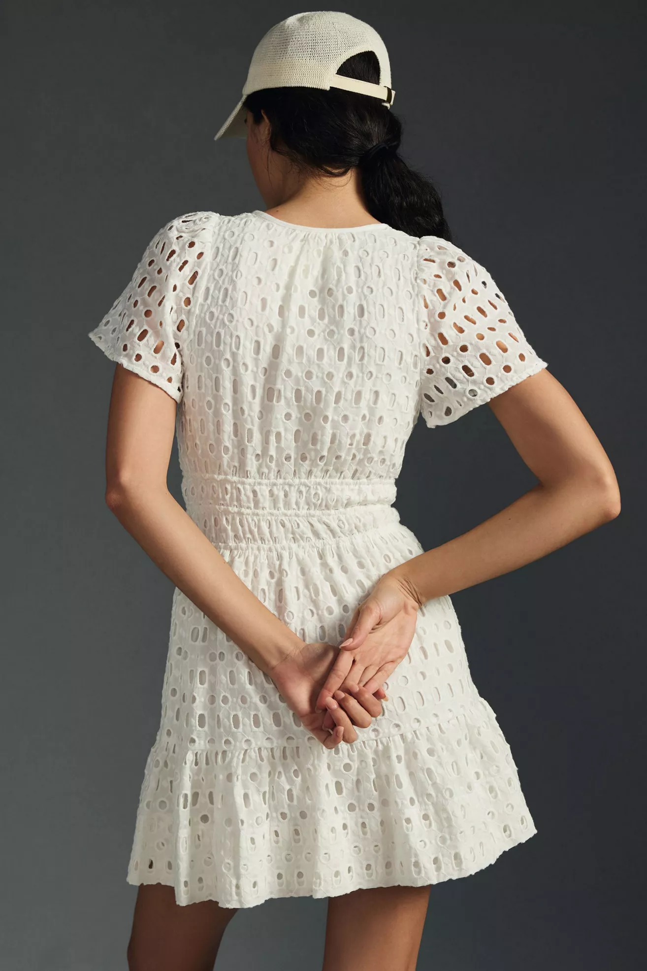 The Somerset Eyelet Mini Dress - thumbnail 4