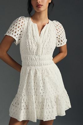 The Somerset Eyelet Mini Dress