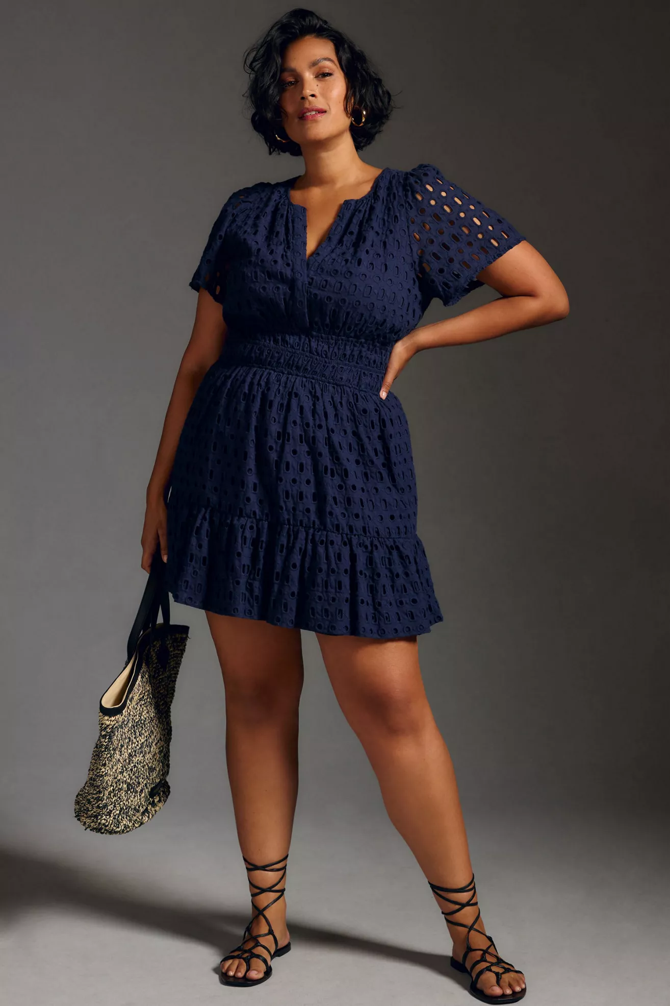 The Somerset Eyelet Mini Dress - thumbnail 8