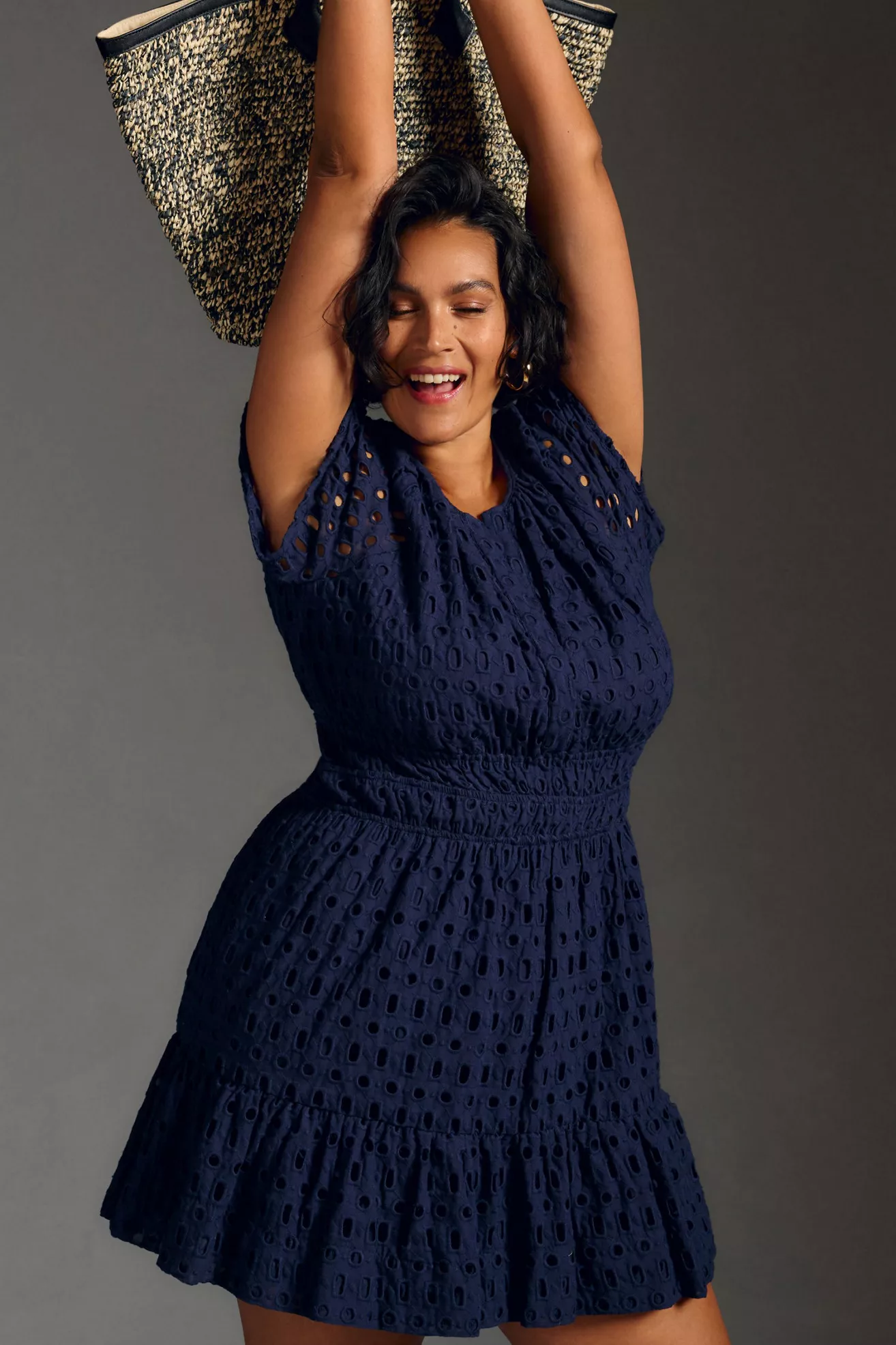The Somerset Eyelet Mini Dress - thumbnail 6