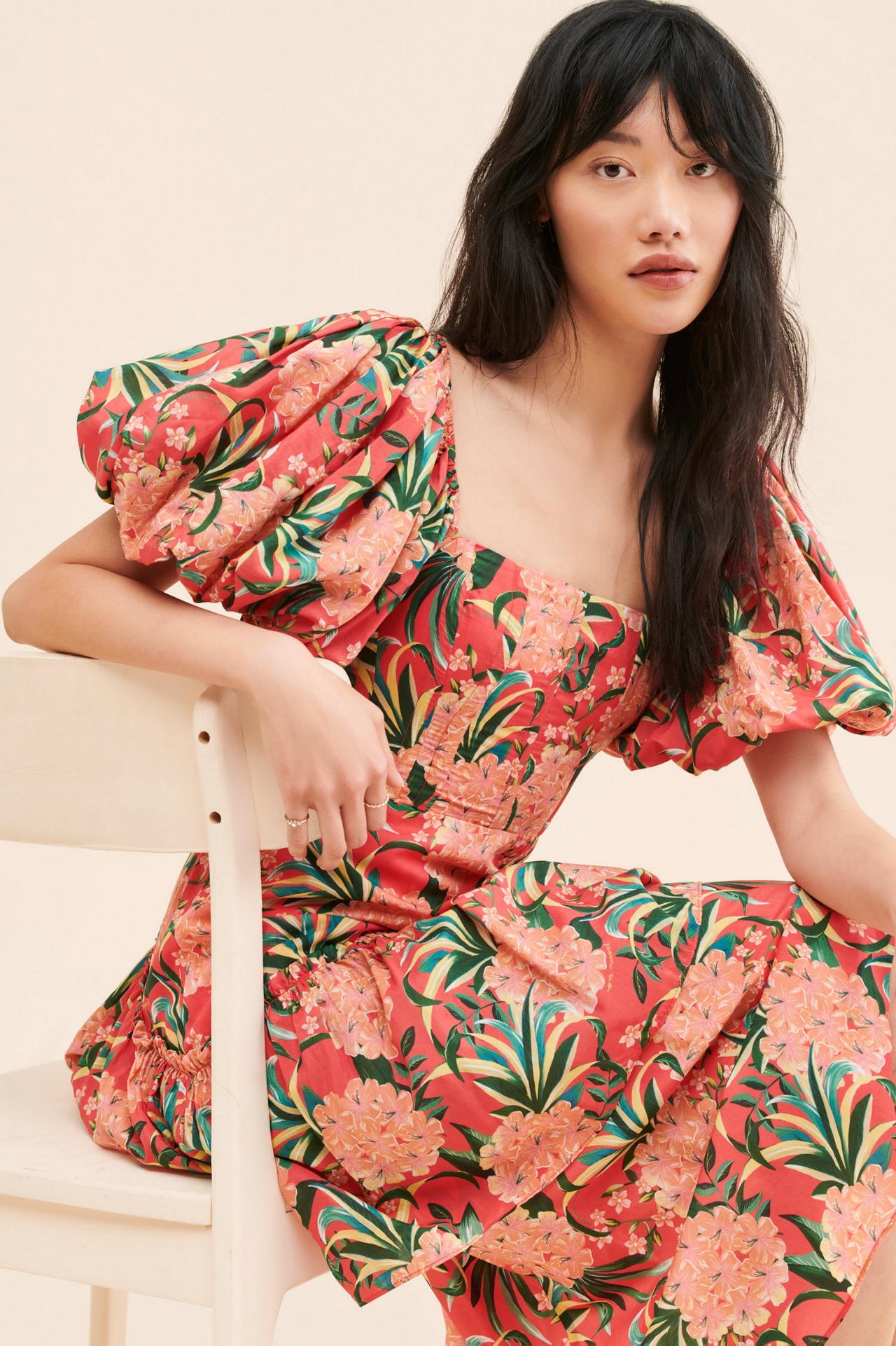 FARM Rio Pineapple Bloom Dress