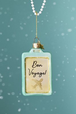 Luggage Tag Ornament