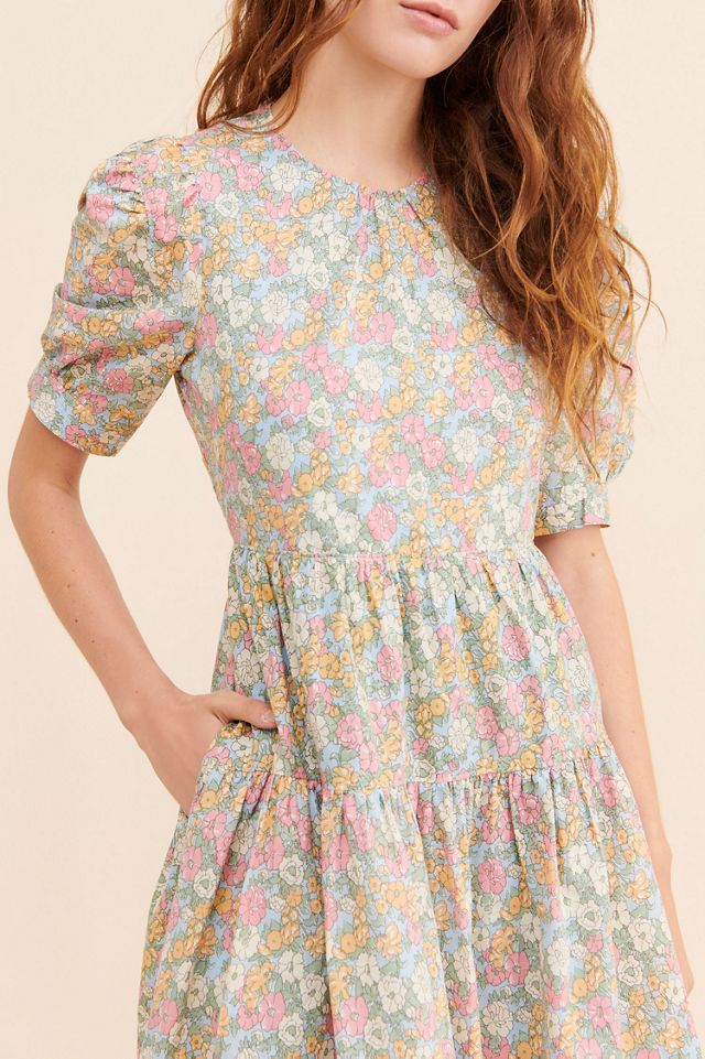 En Saison Cotton Floral Midi Dress #2