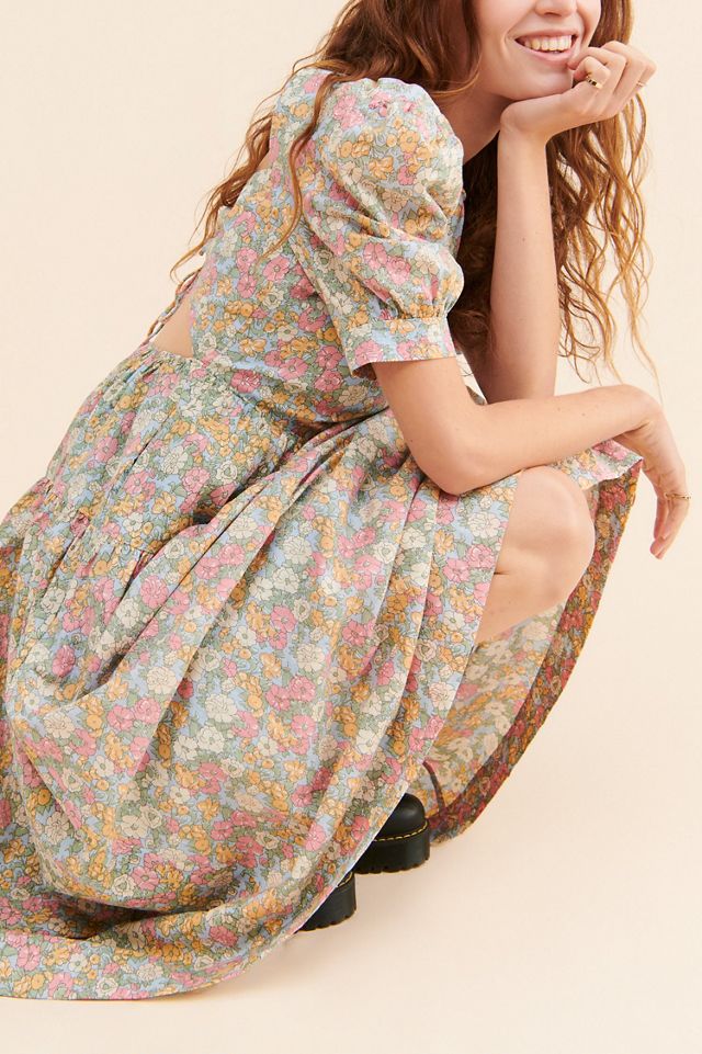 En Saison Cotton Floral Midi Dress #3