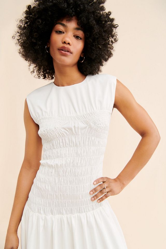 Mare Mare Smocked Drop Waist Midi Dress #2