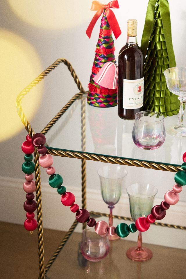 Satin Ball Garland #1