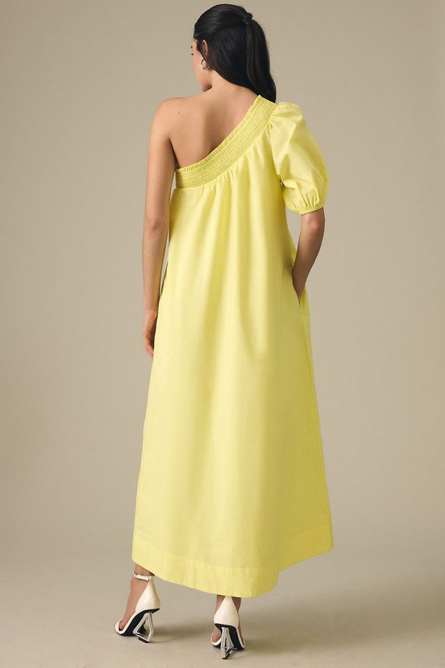 Maeve One-Shoulder Embroidered Maxi Dress #2