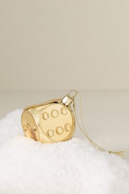 Gold Dice Ornament