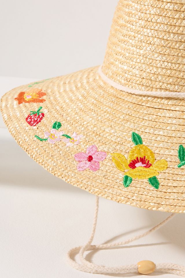 Cheveux Corp. Embroidered Straw Lifeguard Rancher #2