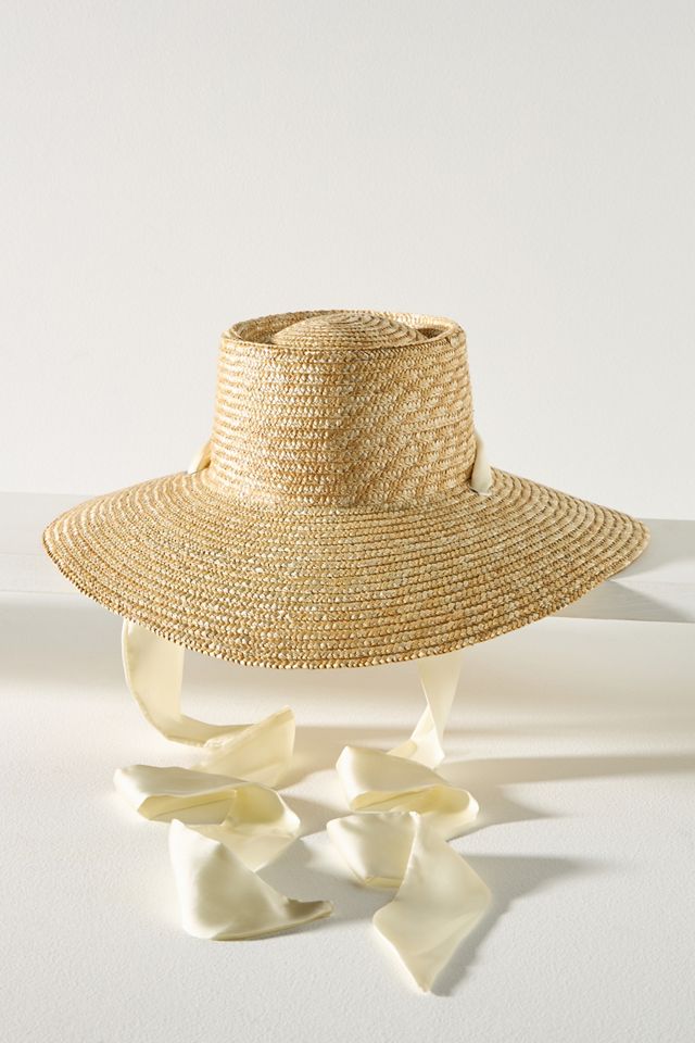 Cheveux Corp. Lampshade Straw Bucket Hat #1