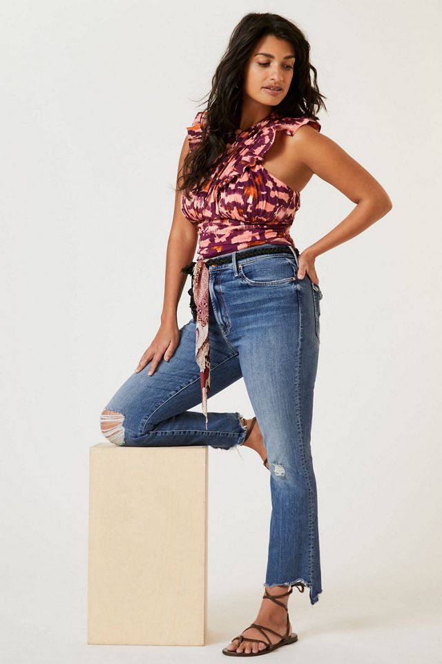 Ruched Ruffle Halter Top #3