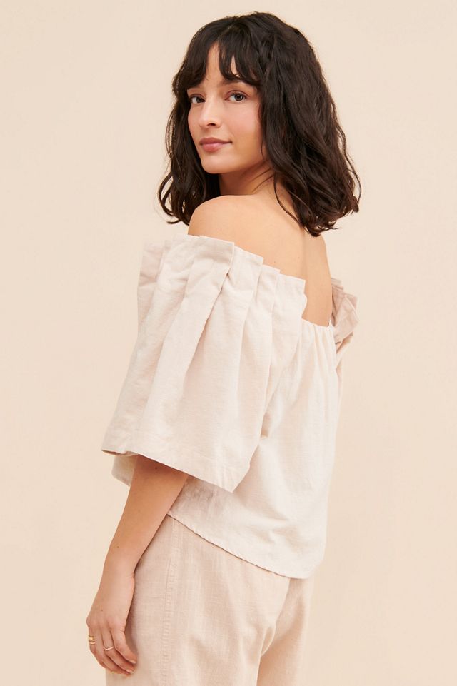 Sovere Origami Off-The-Shoulder Top #1