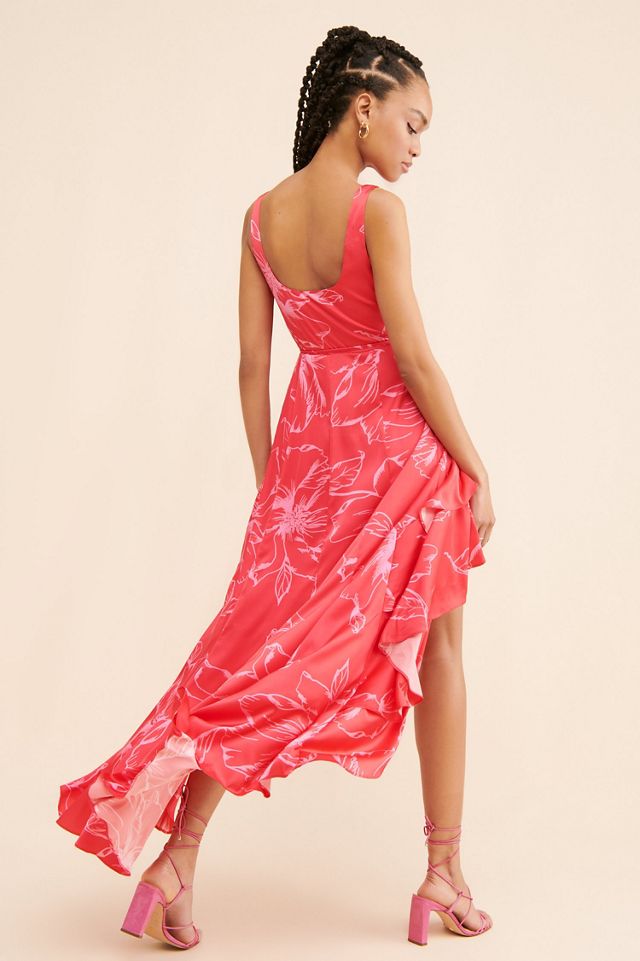 Hutch Ruffle Floral Wrap Dress #1