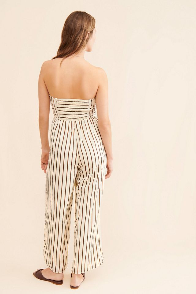 Line + Dot Macario Striped Jumpsuit #1