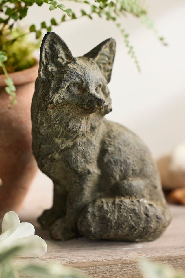 Cast Iron Fox, 6” Gray #1