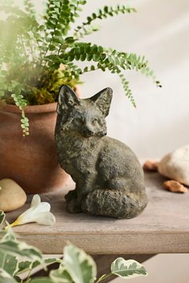 Cast Iron Fox, 6” Gray